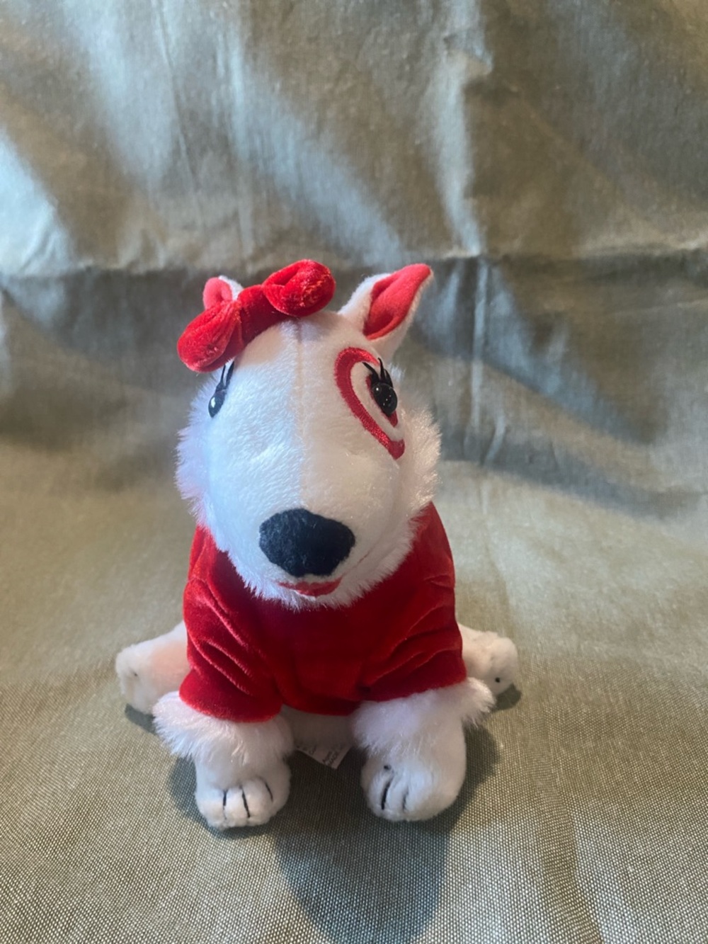 Mrs. Santa Target Red Velvet clothes. Target dog